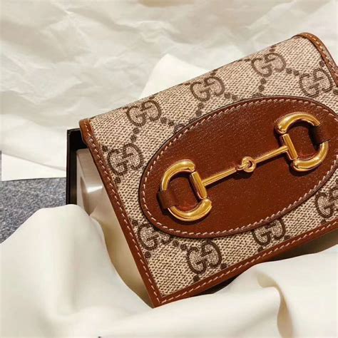 gucci horsebit wallet on chain review|Gucci Horsebit 1955 card case.